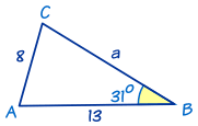 ejemplo triángulo LLA