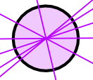 simetría en un círculo