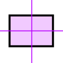 simetría en un rectángulo