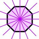 simetría en un octágono