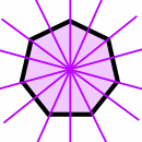 simetría en un septágono