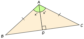 triángulos ángulo recto similar en D