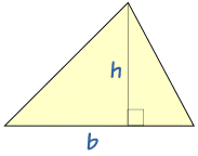 triangle b h