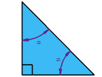 Triángulo isósceles rectángulo