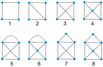 grafos 1 a 8