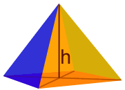 Pirámide recta