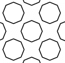 Octágonos, ángulo=0