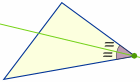 bisectriz a un ángulo de un triángulo